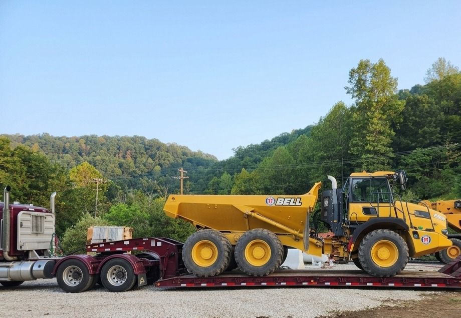 Go Auto Freight heavy equipment transportation truck