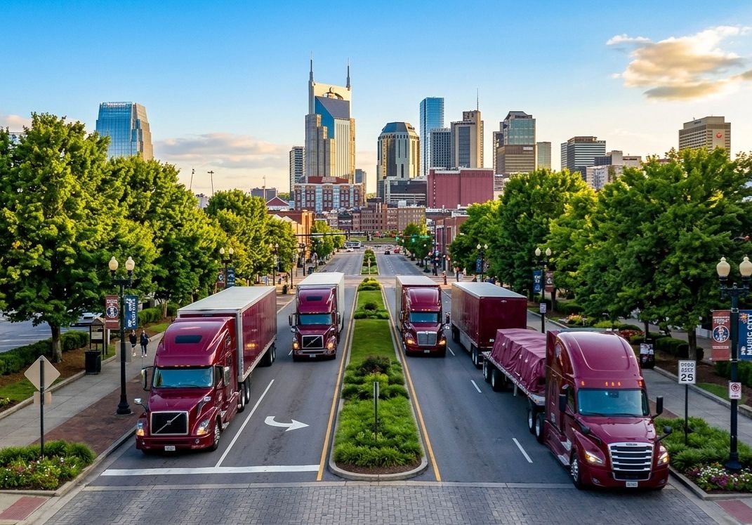 Go Auto Freight fleet of vehicle transport trucks